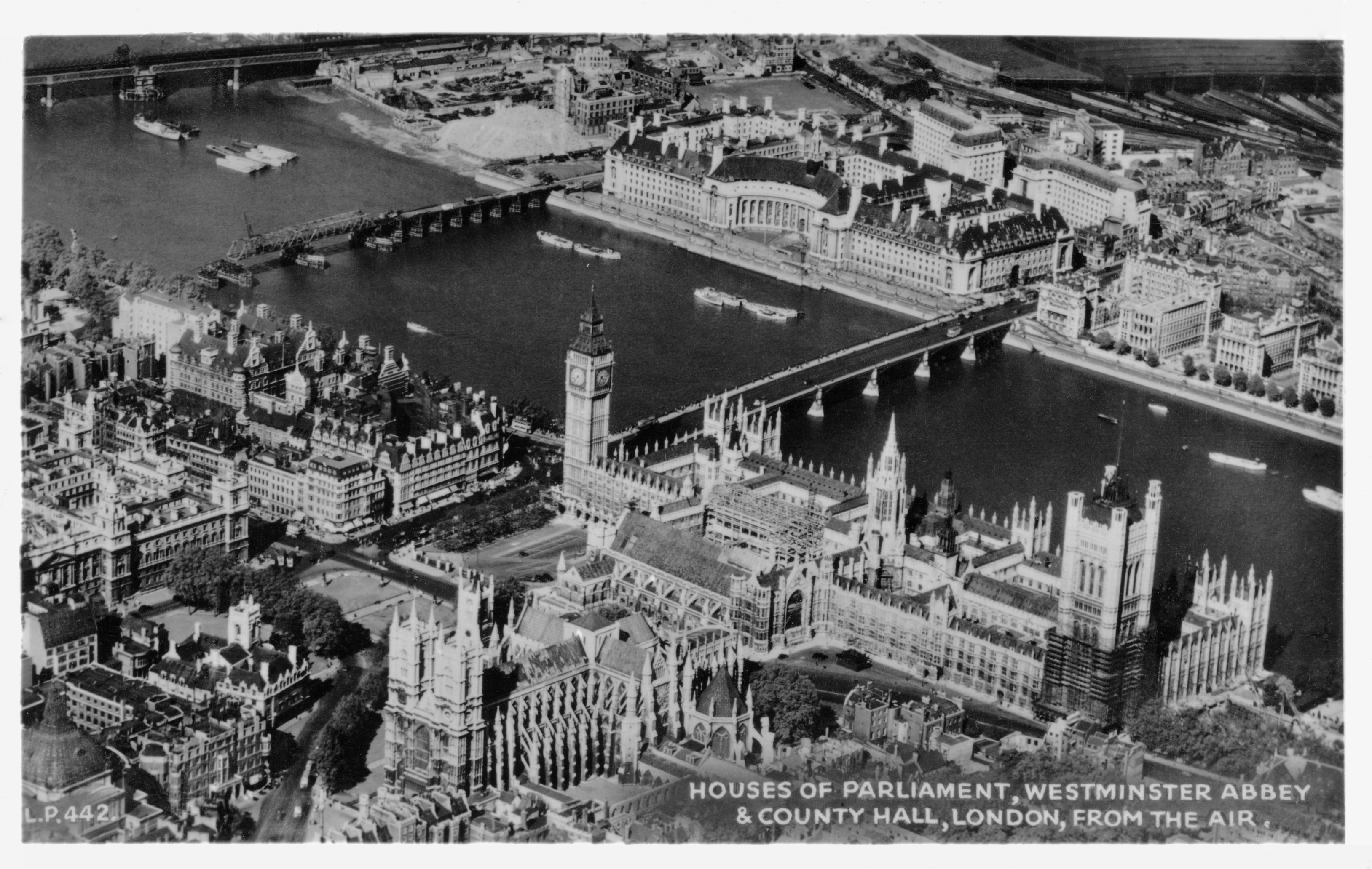 London,aerial views,river view